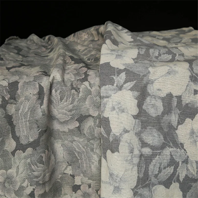 

50cm*155cm/piece Fade do old ramie cotton cloth bag tablecloth designer fabrics