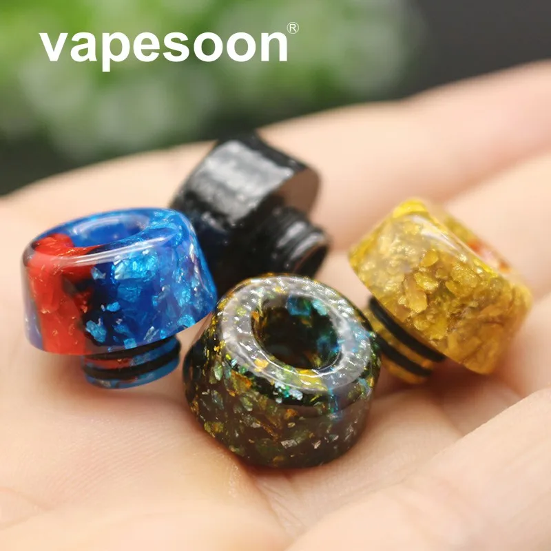 Дрип тип VapeSoon Resin 510 мундштук с широким отверстием для вейпа дрип резьбы RTA RDTA танк