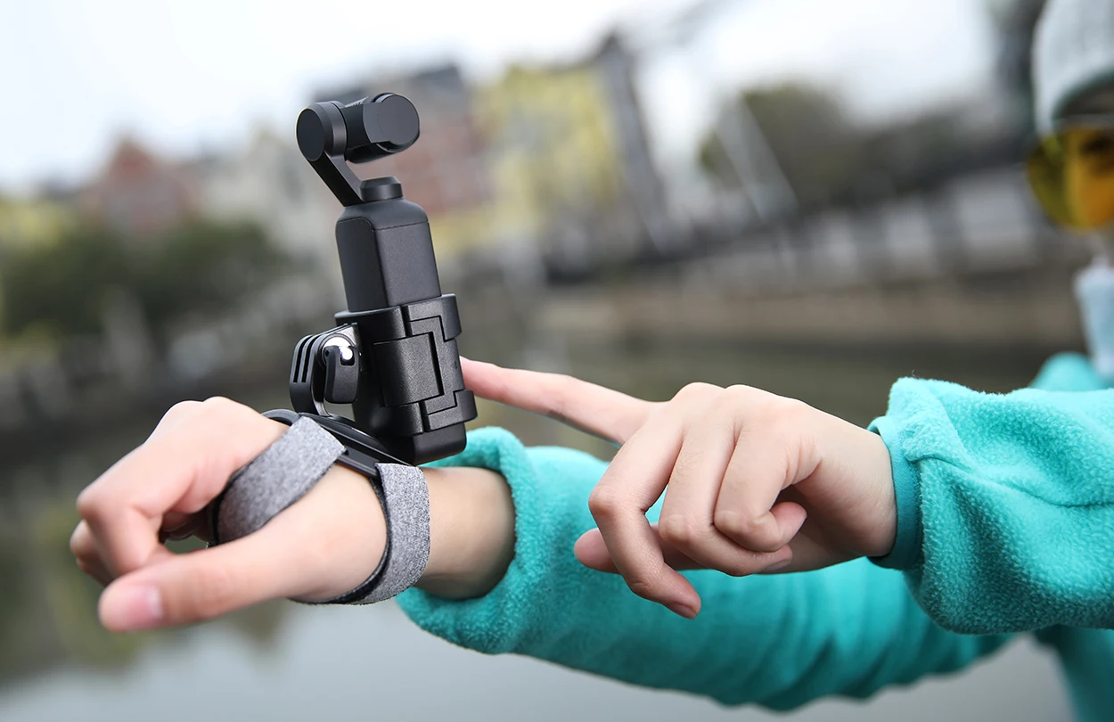 PGYTECH OSMO Карманный воздухопроницаемость Противоскользящий ремешок для рук и запястья вращение на 360 градусов регулируемый размер для экшн-камеры GoPro