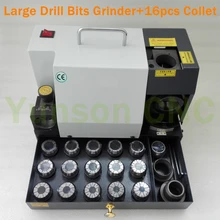 13~ 26 мм сверла точилка шлифовальный станок угол 90-145 градусов+ 1 шлифовальный круг для сверл из быстрорежущей стали+ 16 цанг ER40