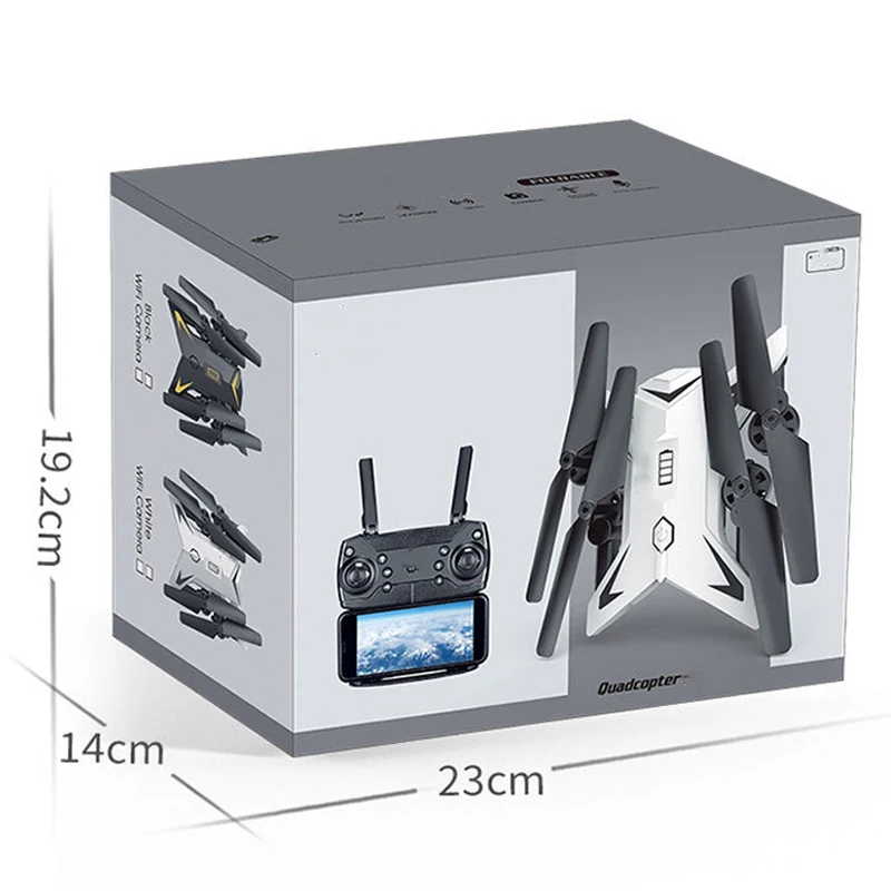 Foldable Quadcopter RC Drone with Camera HD 1080P WIFI FPV RC Helicopter Drone Professional 20 Minutes Battery Life gift
