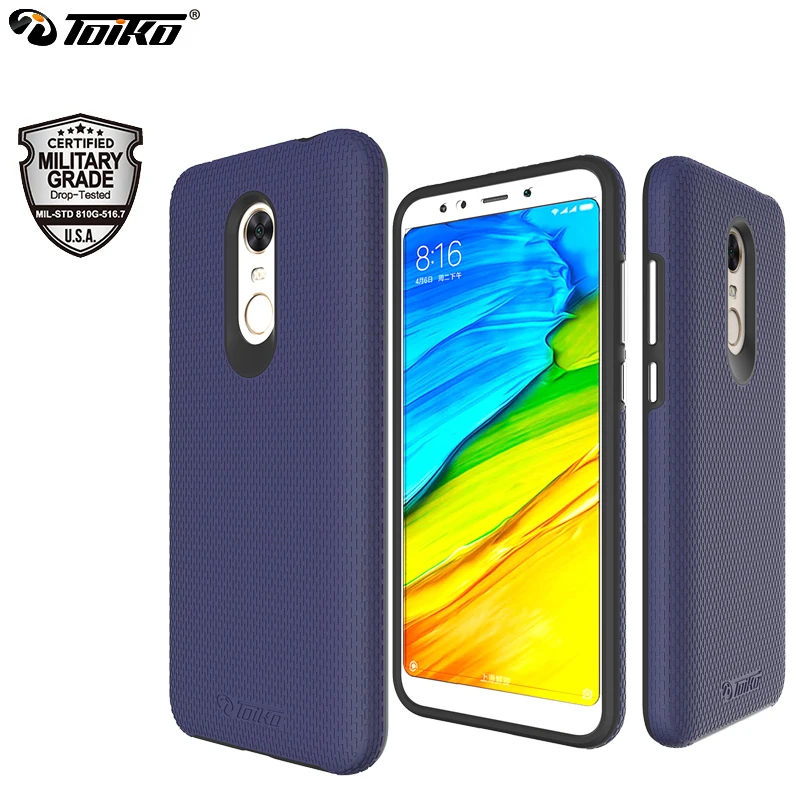 Защитные двухслойные Чехлы TOIKO X для xiaomi Redmi 5 Plus противоударный чехол бампер из