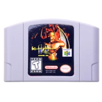 N64Game инстинкт убийцы золото видеоигры картридж Консоли Карты Английская литература США версия (можно сохранить)