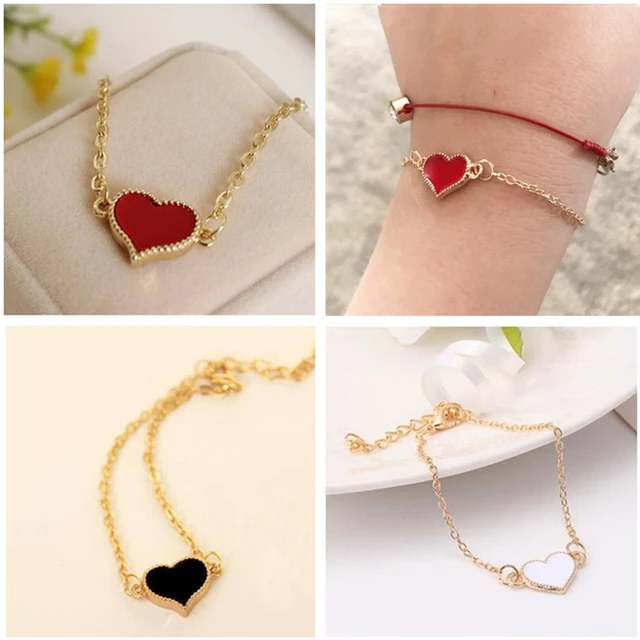 SL01 Charming Rosso Del Cuore Dei Braccialetti & Braccialetti Per Le Donne Ragaz SL01 Charming Rosso Del Cuore Dei Braccialetti & Braccialetti Per Le Donne Ragaz
