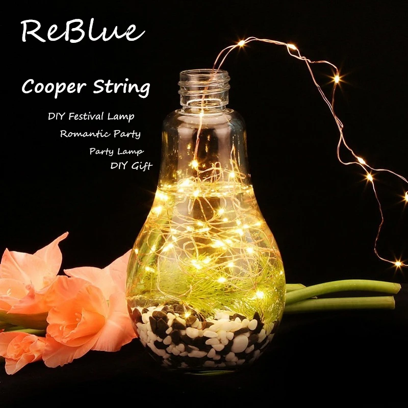 Aliexpress.com : Buy ReBlue Led String Light Outdoor Copper String Lights 2m 20 Leds Christmas ...