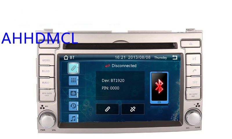 Top AHHDMCL Car Multimedia Player DVD Radio Stereo Audio Navigation For Hyundai i20 2008 2009 2010 2011 2012 2013 2014 2015 20162017 4