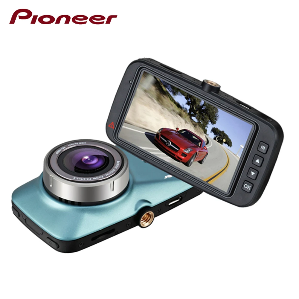 

Pioneer Original Dashcam Car Camera Recorder DVRS Mirror Full HD 2.7 Inch WDR Lood Record 170 Degree Wide Angle