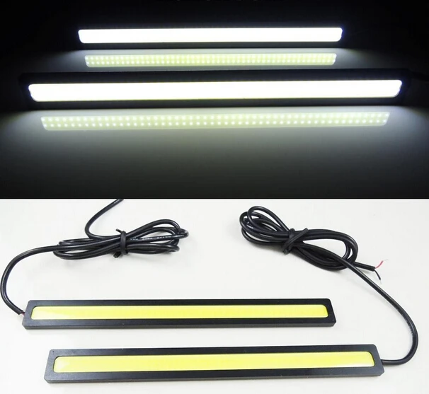 Car styling 2pcs 17cm 20W COB LED Lights DRL Daytime Running Light car lights For Universal Car 100% Waterproof Fog Parking