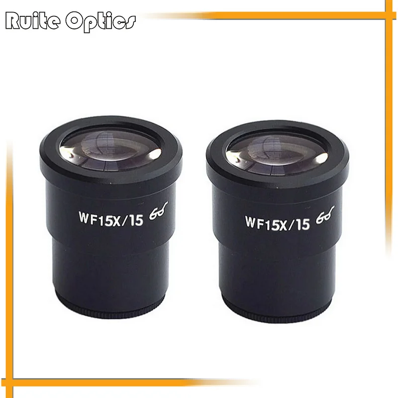 15x High Eye Point Microscopes Eyepiece Wide Field WF15X 15mm Stereo