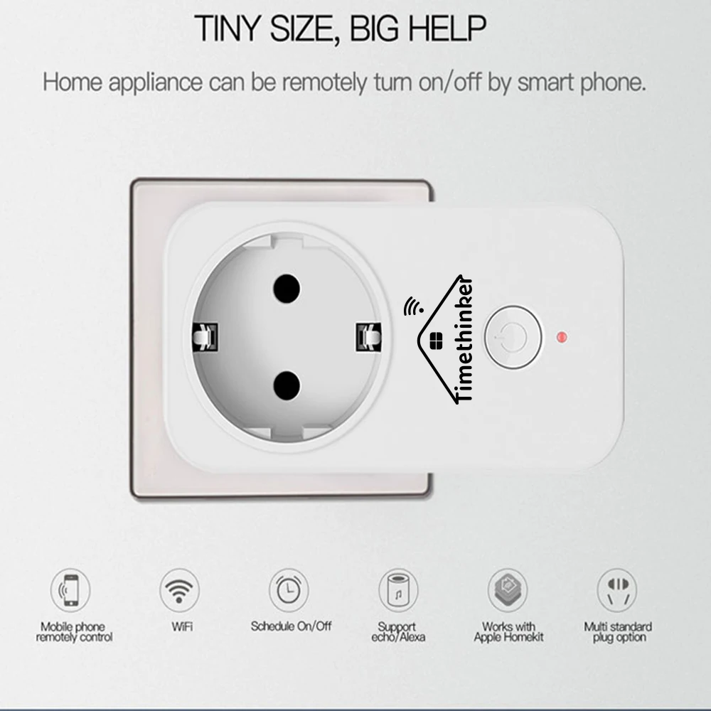 Timethinker 3 шт. умная wi-fi-розетка HomKit розетка приложение дистанционное управление Великобритания AU США ЕС вилка для Apple Homekit Siri ALexa Google Home