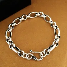 Винтаж Стиль Модные солнцезащитные очки в стиле ретро с тайское серебро S925 стерлингового серебра пряжка ремня мужской и женский мужской браслет