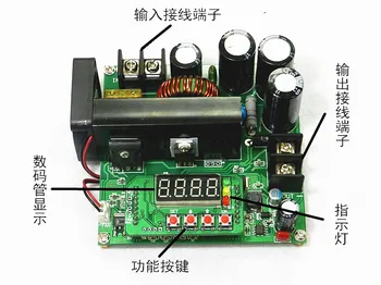 

B900W Input 8-60V to 10-120V 15A DC voltage, constant current power supply, adjustable boost module, ammeter voltage charger
