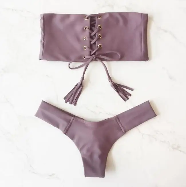 

Chest Bandage Gold Buckle Bikini Brazilian 2019 Biquini Bathing Suit Swim maillot de bain Beach Wear Swimwear Women Swimsuit