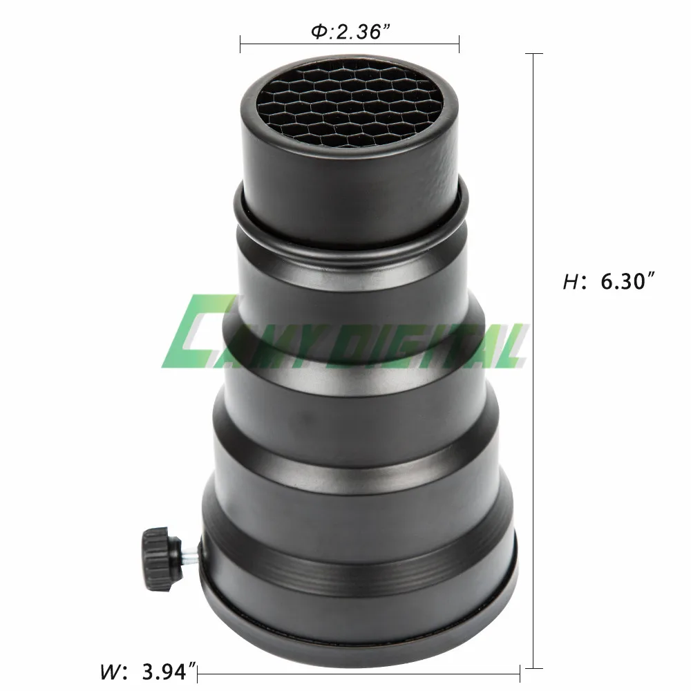 Godox SN-01 With Color Filter SNOOT Universal Digital Mount For Studio Flash With Color Filter  (3)