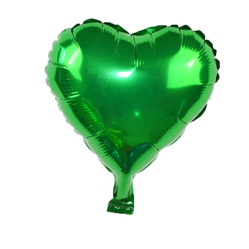 10 шт./лот 10 дюймов Свадебные украшения шары сердце Фольга баллоны гелием воздушный шар с днем День рождения Декор Baby Shower воздушный шар