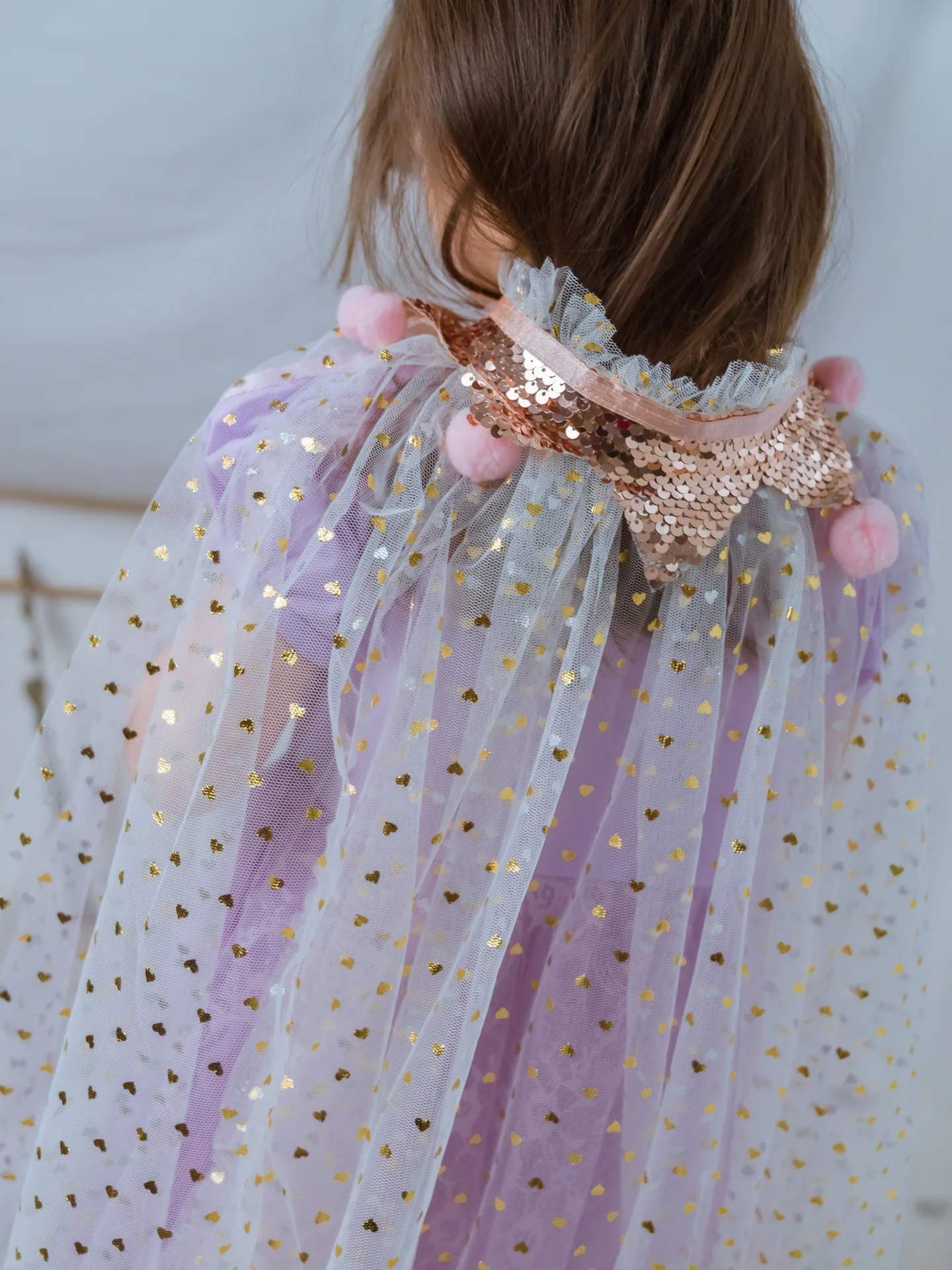 Vestido para Fora Festa de Aniversário Natal Tamanho Meninas Manto Lantejoulas Bola Tull Xale Crianças Cabolsa Praia Arco-íris Envoltório Princesa Traje um 6 High Quality Mamãe e Bebê