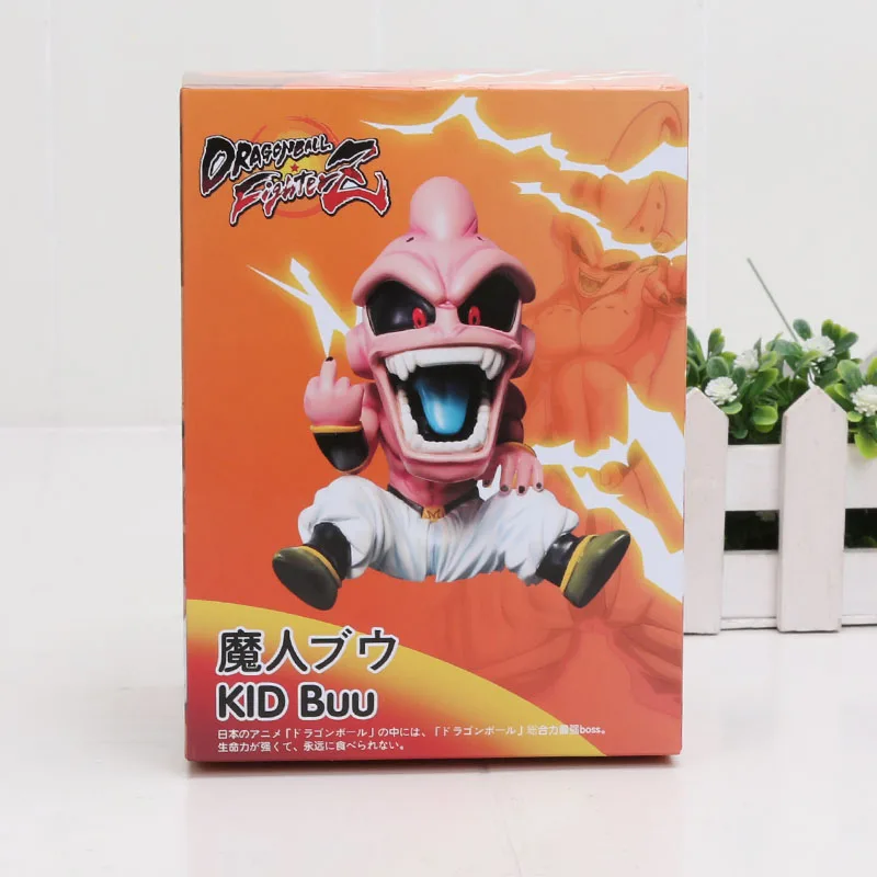 11 см аниме Dragon Ball Fighter Z Majin Buu Cell ПВХ фигурка игрушки модель малыш Buu Freeza frieza Fina из - Цвет: buu with box