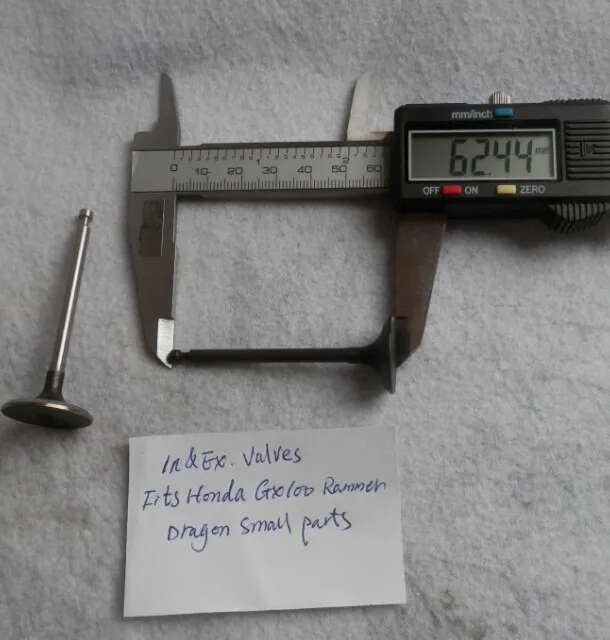 IN & EX VALVES SET HONDA GX100 RAMMER 5