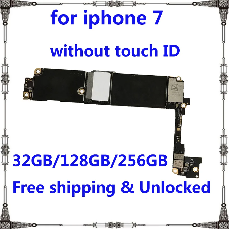 Материнская плата без touch ID для iphone 7 бесплатный iCloud оригинальная системная IOS