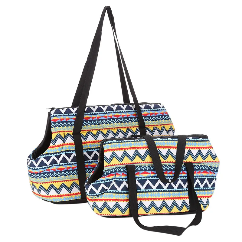 

Cozy Pet Dog Carrier Bag Stripe Soft Puppy Cat Outdoor Backpack For Small Dogs Travel Pet Sling Bag Chihuahua Teddy Pet Supplies
