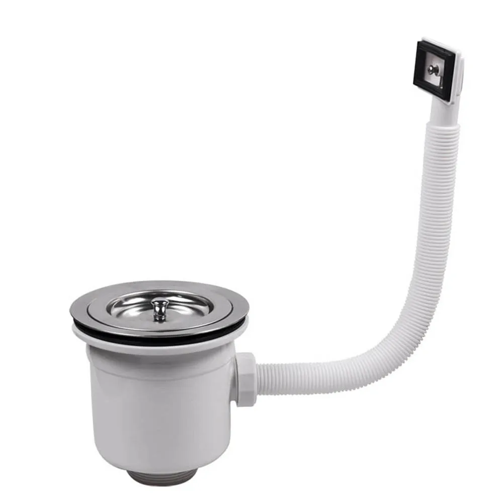 Talea 140mm Kitchen basket sink strainer with overflow joint finished