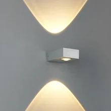 Современный открытый крыльцо огни светодио дный Настенные светильники 6 Вт водонепроницаемый IP65 светодио дный открытый настенный светильник