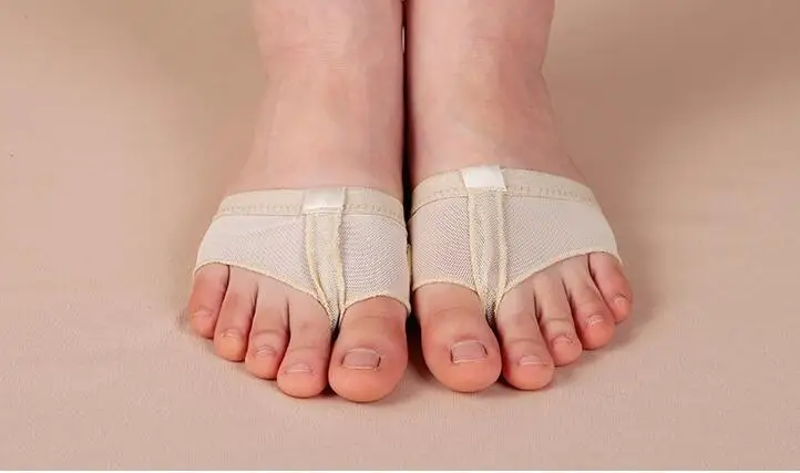 Профессиональный живота для бальных танцев носком спортивная обувь стринги с подметкой Footundeez для современного танца Носки Сандалии шаг