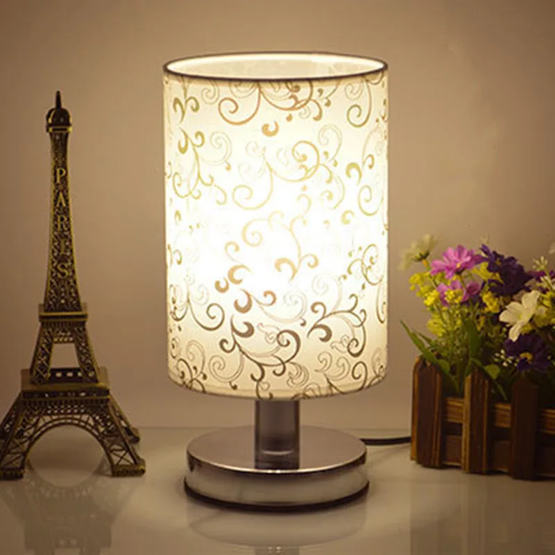 

Dimmable / Non adjustable desk LED table lamp bedroom cloth creative fashion modern European Night light indoor lighting