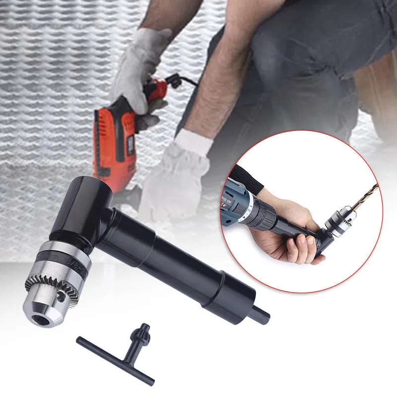 Professional 90 Degree Angle Drill Right Angle Bend Universal Chuck
