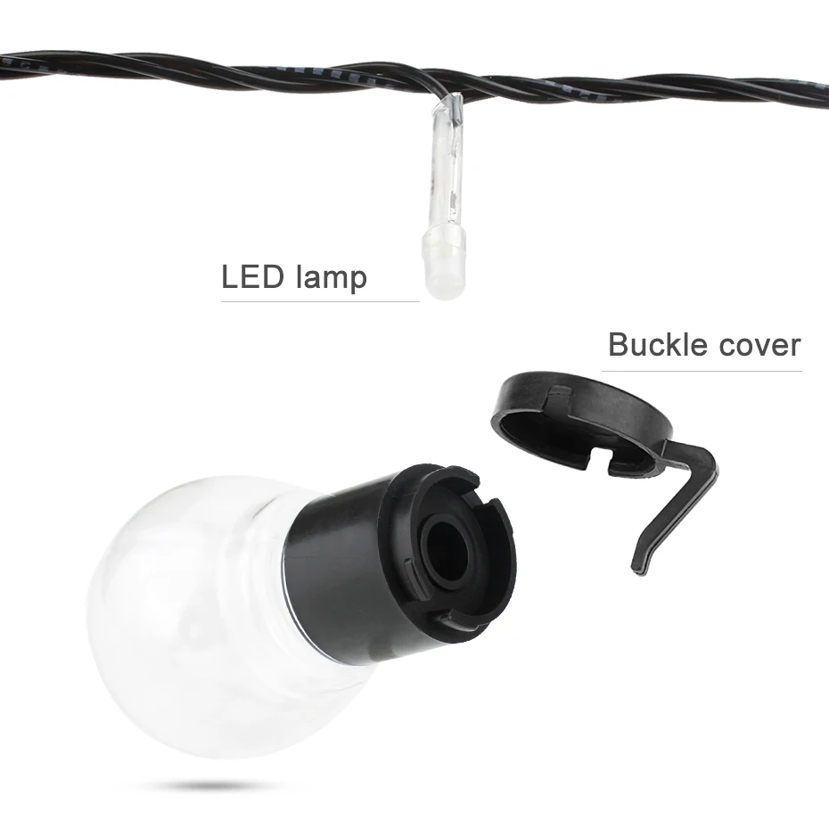 LED Globe Bulb Led String Lights 6M Outdoor Waterproof Led Ball String Party Backyard Patio Holiday Lights For Home Decoration LED Globe Bulb Led String Lights 6M Outdoor Waterproof Led Ball String Party Backyard Patio Holiday Lights For Home Decoration