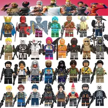 Игра battle royale Jonesy Builder мужской проводник Fortress ночной череп Trooper комплект друзья строительные блоки игрушки для детей