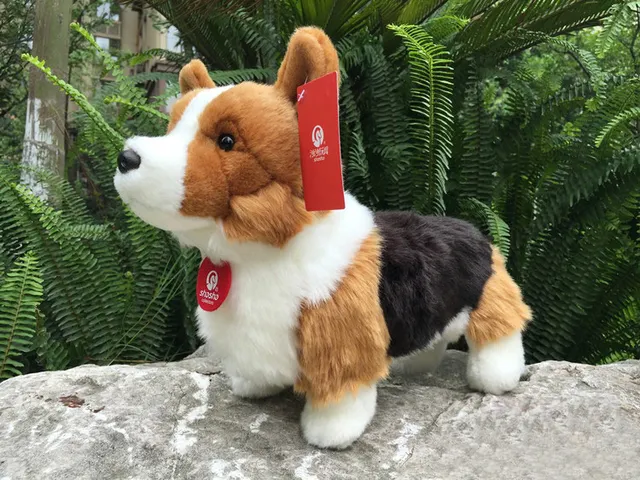 stuffed animal corgi dog