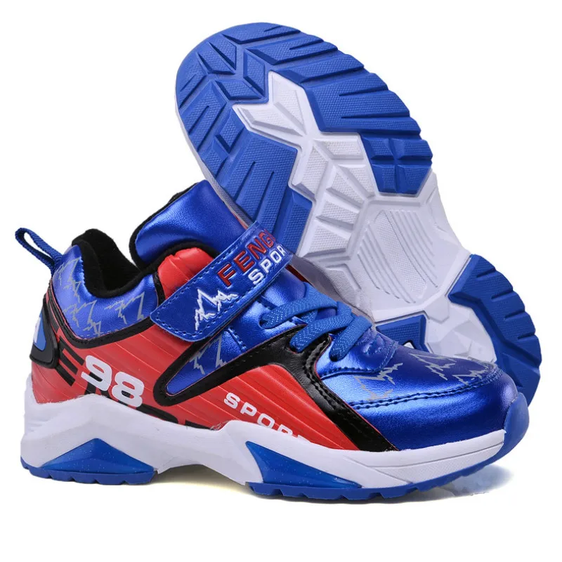 

kids sneakers Autumn 2018 New High Quality PU Running Shoes Outdoor Shock Absorption and Slip-proof Girl Cotton Shoes size28-38