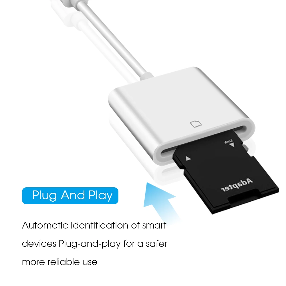 Адаптер для чтения SD карт USB 3,1 кабель type C USB-C для SD устройство чтения карт памяти Кабель-адаптер для Macbook samsung huawei Xiaomi