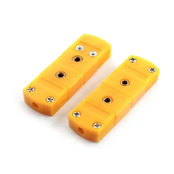 

2Pair RTD K Type Male Female M/F Temperature Sensor Thermocouple Plug