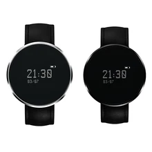 Водонепроницаемый Bluetooth Smartband кровяное давление кислородный монитор сердечного ритма умный Шагомер Браслет Кожаный Ремешок