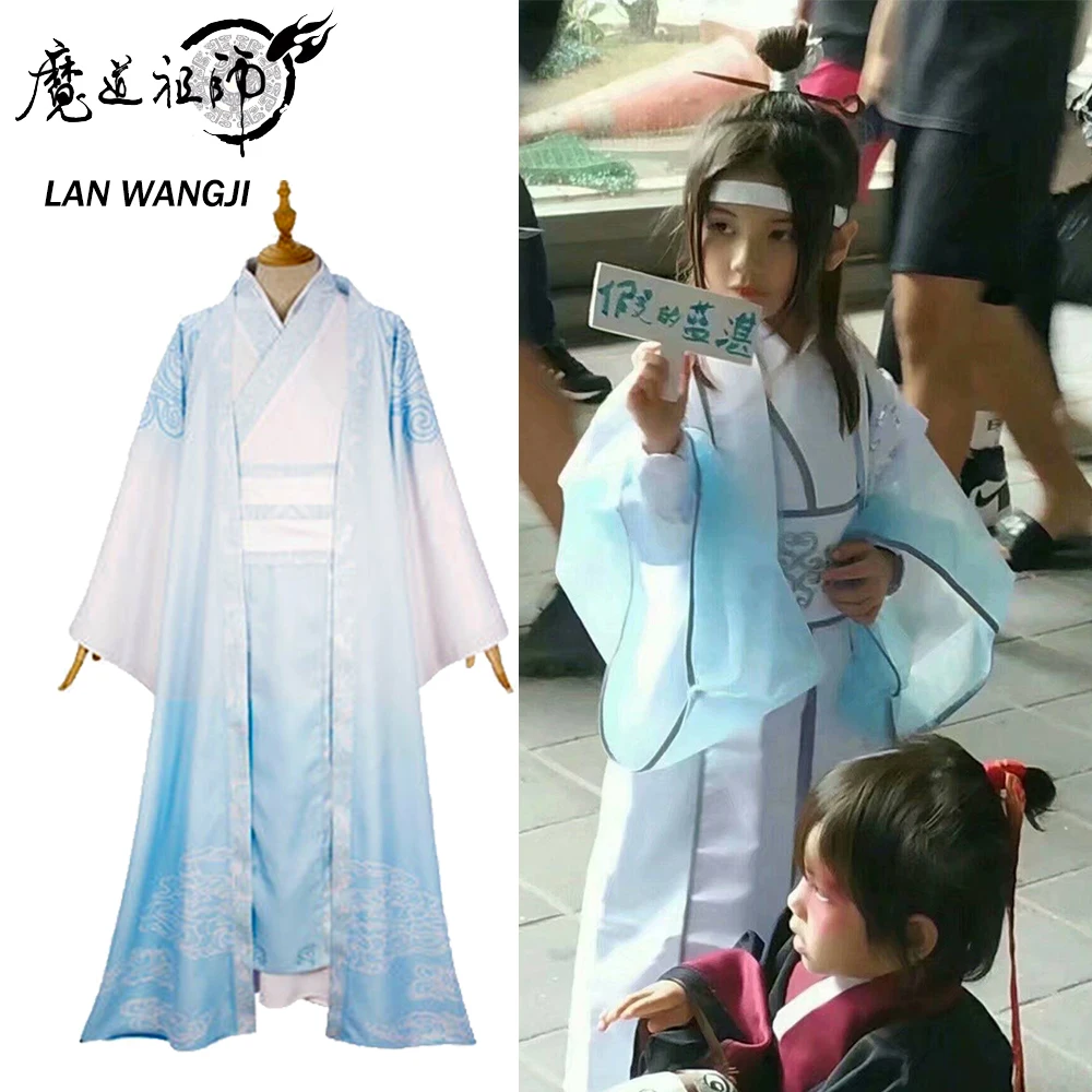 

Mo Dao Zu Shi Cosplay For Kids Lan Wangji Wei Wuxian Children Young Grandmaster of Demonic Cultivation Jin Ling Anime Costume