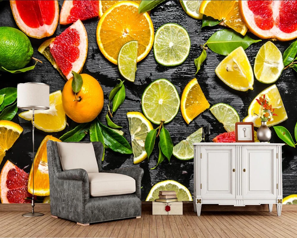 Jeruk Jeruk Lemon Buah Buahan Makanan 3D Wallpaper Restoran Kedai Jeruk Jeruk Lemon Buah Buahan Makanan 3D Wallpaper Restoran Kedai