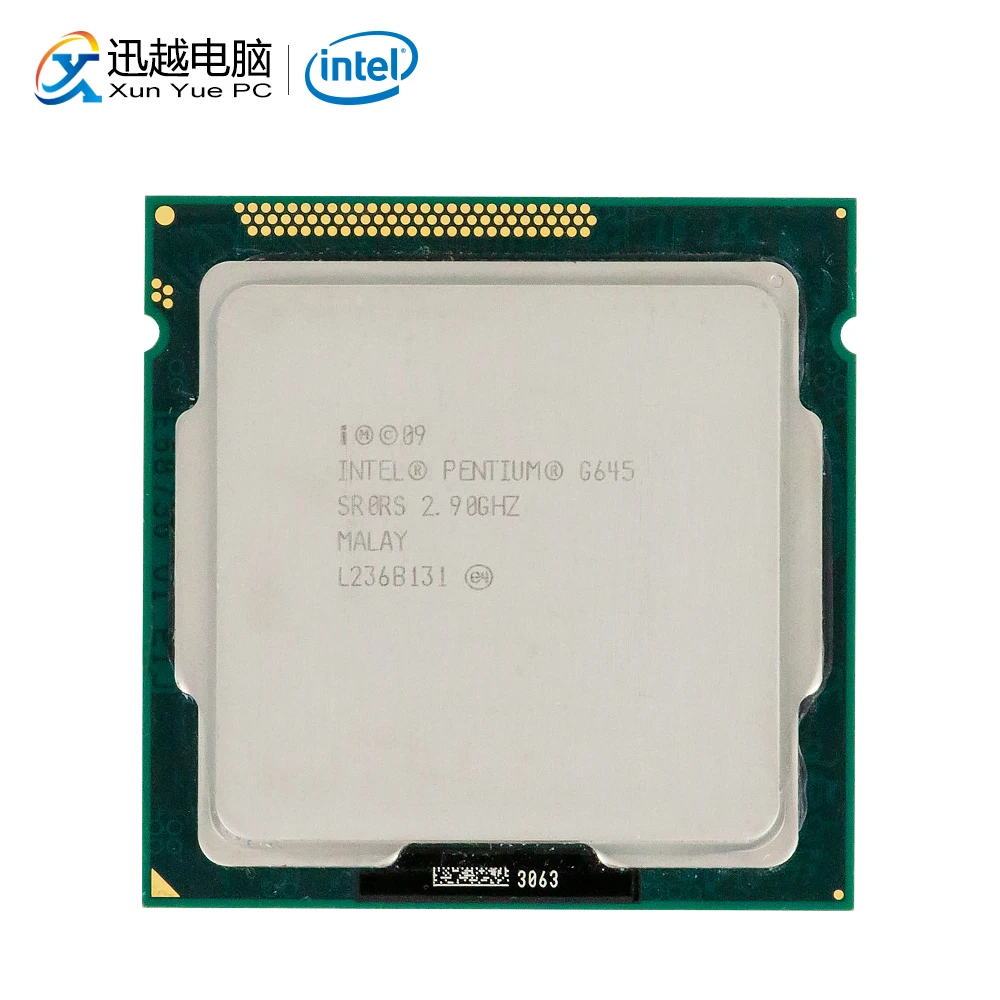 Intel Pentium G645 настольный процессор G645 Dual-Core 2,9 GHz 3 Мб L3 Кэш LGA 1155 сервер используется Процессор