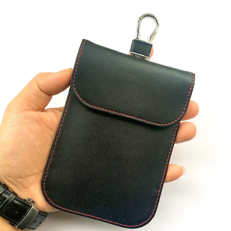 

1pc Car Key Signal Blocker Case Cage Fob Pouch Keyless RFID Blocking Bag Protect