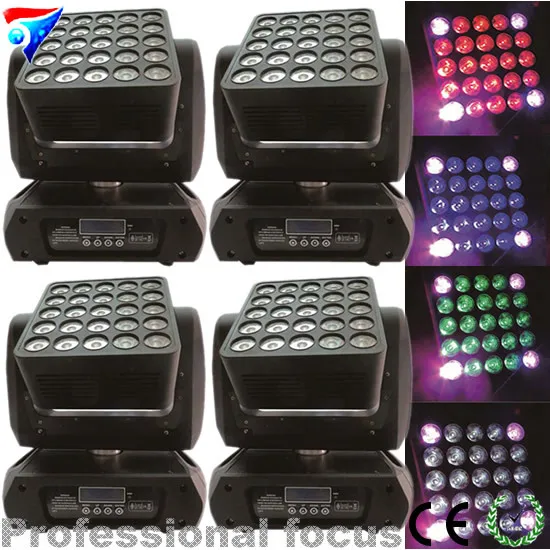 

4pcs/lot 2015 NEW Free shipping RGBW 4in1 led moving head light ,beam Light ,led matrix light