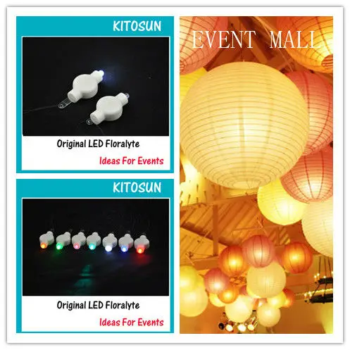 10 개/몫 로맨틱 다채로운 LED Floralytes, 매달려 미니 Led 휴일 랜턴 조명
