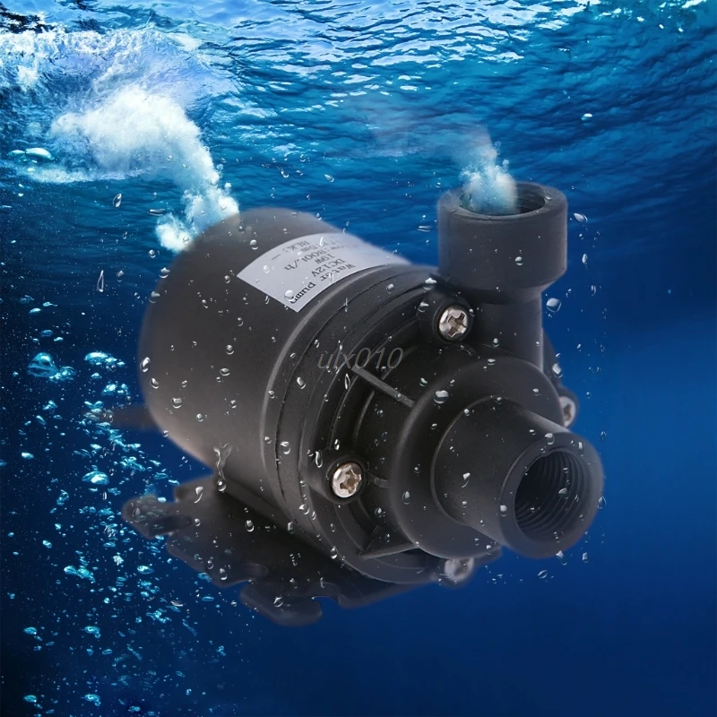 

800L/H 5m DC 12V Solar Brushless Motor Water Circulation Water Pump with 4p plug July Drop Ship