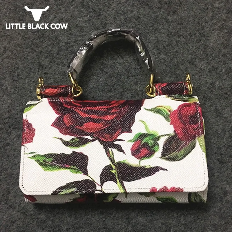 

Runway New Fashion Show Retro Print Handbags Luxury Brand Women Chains Shoulder Bag Messenger Bags Famous Designer Female Clutch