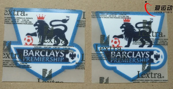 

2004-2007 Retro Premier League patch EPL white patch soccer patch with Lextra