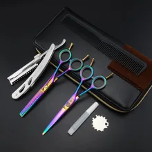 Смит чу 5.5 дюймов Профессиональный Ножницы для волос комплект Резка Ножницы филировочные ножницы парикмахера ножницами комплект S004