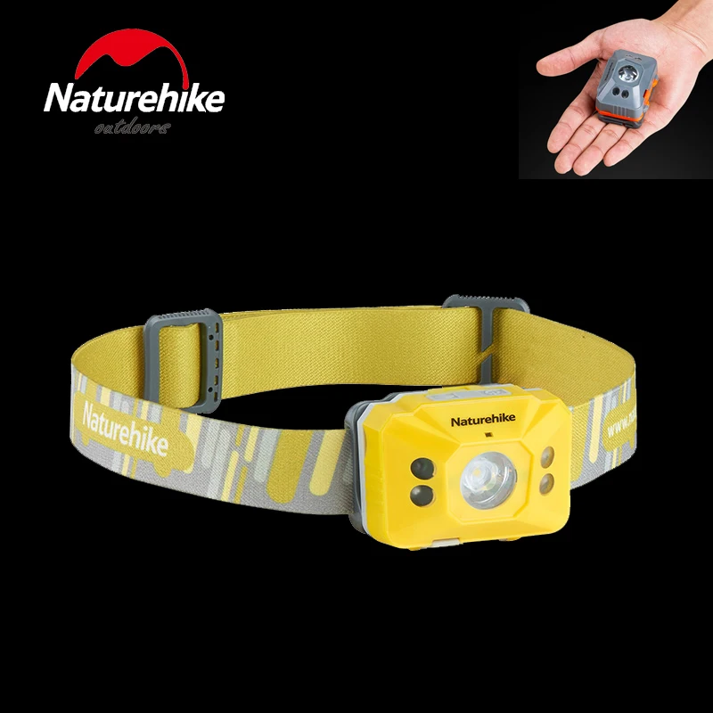 Налобный фонарь Naturehike налобный с датчиком движения зарядкой от USB для ночной