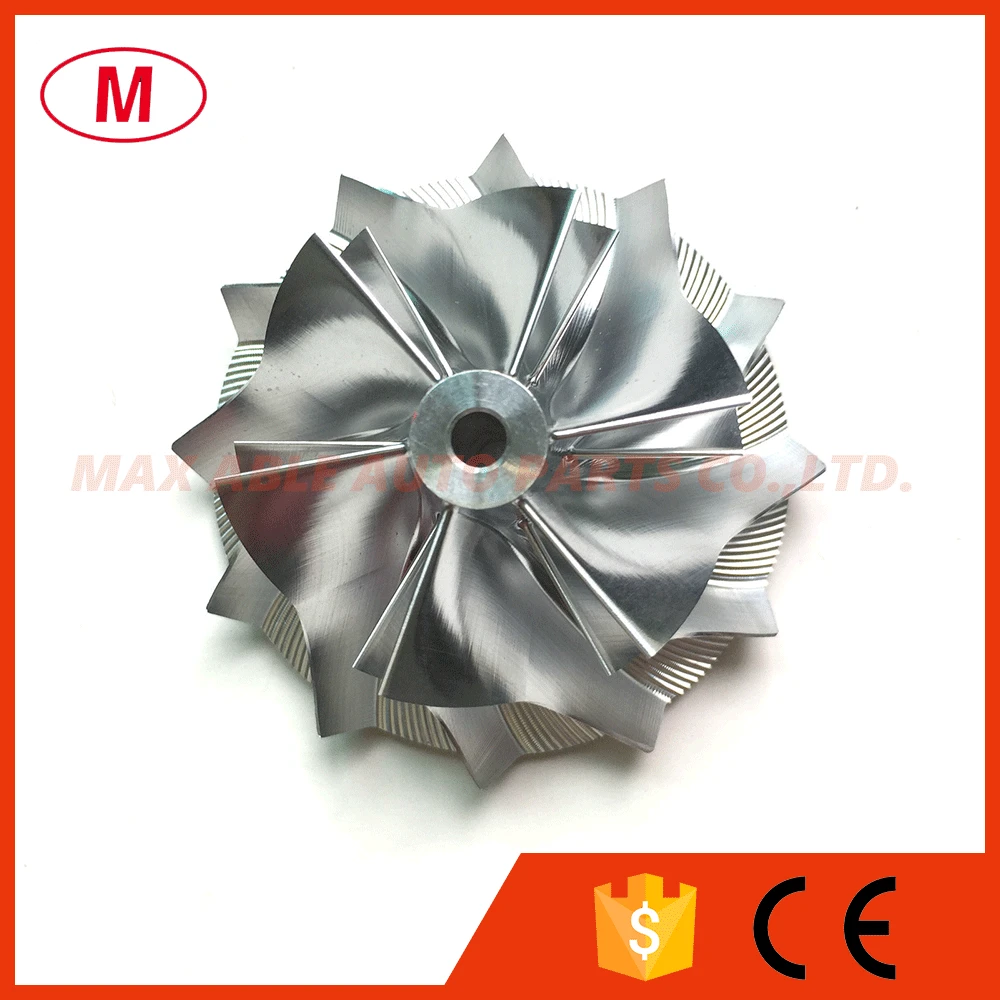 

TD03 14T Turbocharger Aluminum 2618/Milling compressor wheel/Turbo Billet compressor wheel 39.55/51.00mm 6+6 blades for CTM