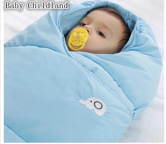 Newborn Baby Sleeping Bag Winter Stroller Bed Swaddle Wrap Blanket Crib
