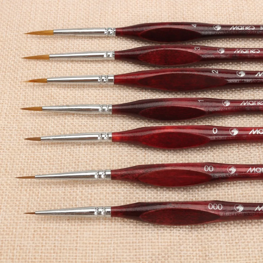 Set-Arte Em Miniatura Escovas para Desenho Guache